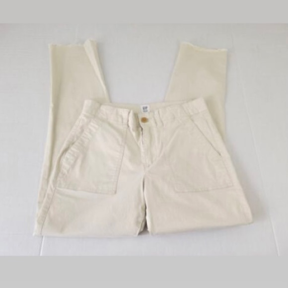 GAP Pants - GIRLFRIEND KHAKIS with Raw Hem